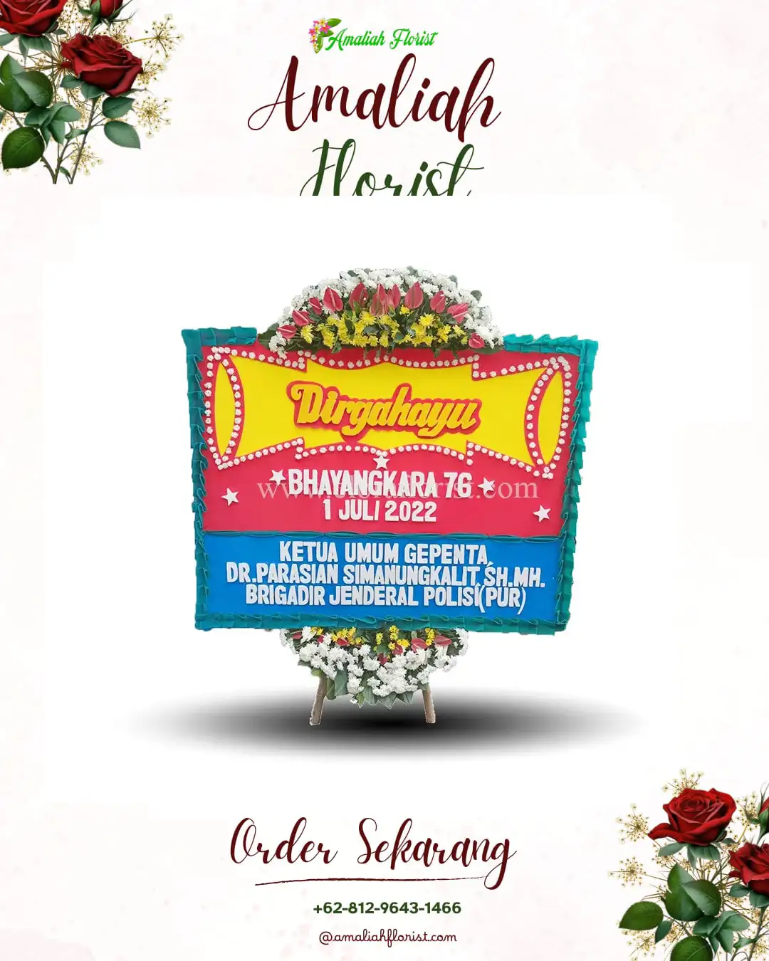 Papan Bunga HUT Ulang Tahun Segawe